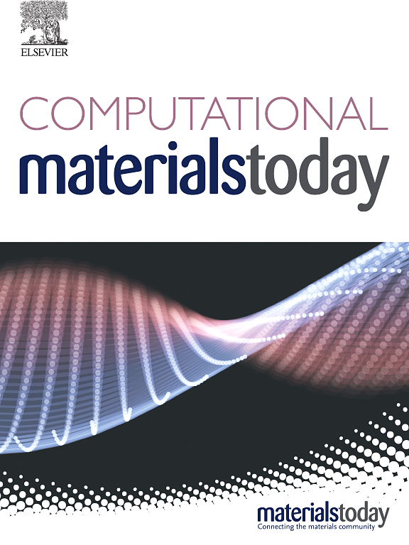 Go to journal home page - Computational Materials Today